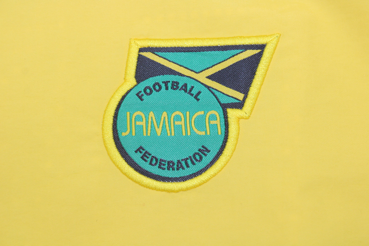 AAA Quality Jamaica 23/24 Reversible Wind Coat - Yellow/Black